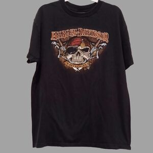 Harley-Davidson Black Skull/Pirate T-Shirt
